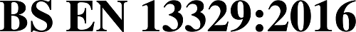 BS EN 13329:2016 Laminate Floor Coverings Certification