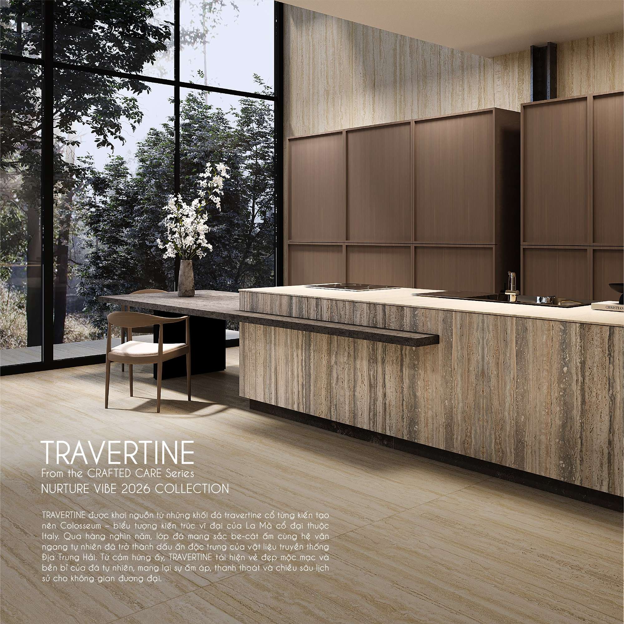 TRAVERTINE - VẺ ĐẸP ĐƯỢC CHẠM KHẮC BỞI THỜI GIAN TRAVERTINE - VẺ ĐẸP ĐƯỢC CHẠM KHẮC BỞI THỜI GIAN