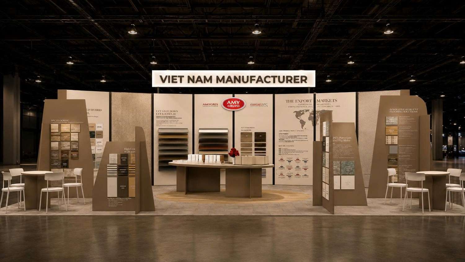 AMY GRUPO TIẾP TỤC HÀNH TRÌNH KẾT NỐI TOÀN CẦU TẠI DOMOTEX ASIA 2026