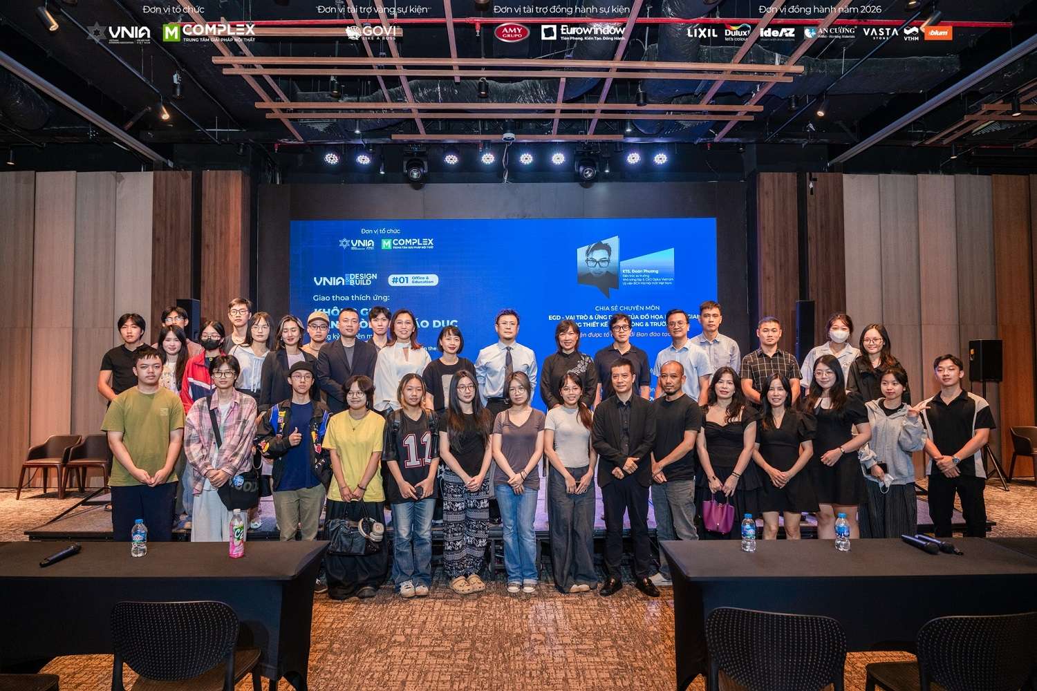 AMY GRUPO ĐỒNG HÀNH CÙNG VNIA | DESIGN&BUILD “GIAO THOA THÍCH ỨNG: KHÔNG GIAN VĂN PHÒNG & GIÁO DỤC TRONG KỶ NGUYÊN MỚI”