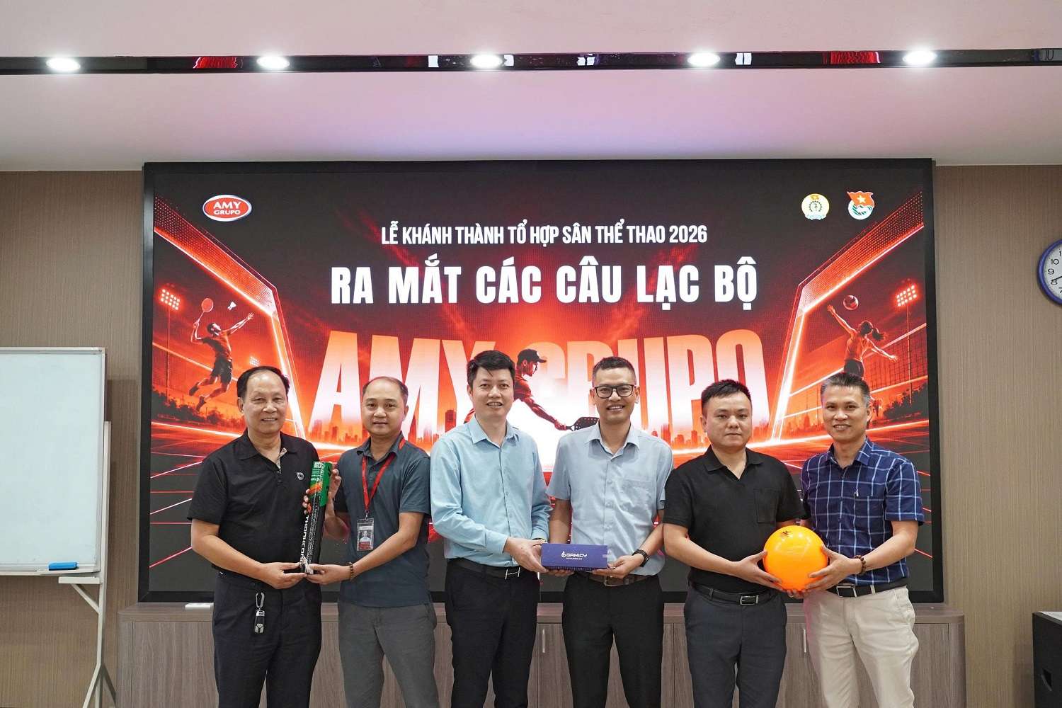 AMY GRUPO khánh thành và đưa vào hoạt động Tổ hợp Sân Thể thao