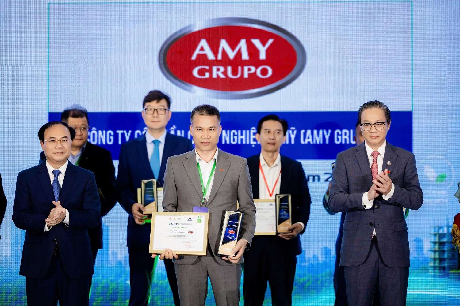 AMY GRUPO được vinh danh “Doanh nghiệp tiên phong phát triển bền vững ngành Xây dựng Việt Nam 2026”