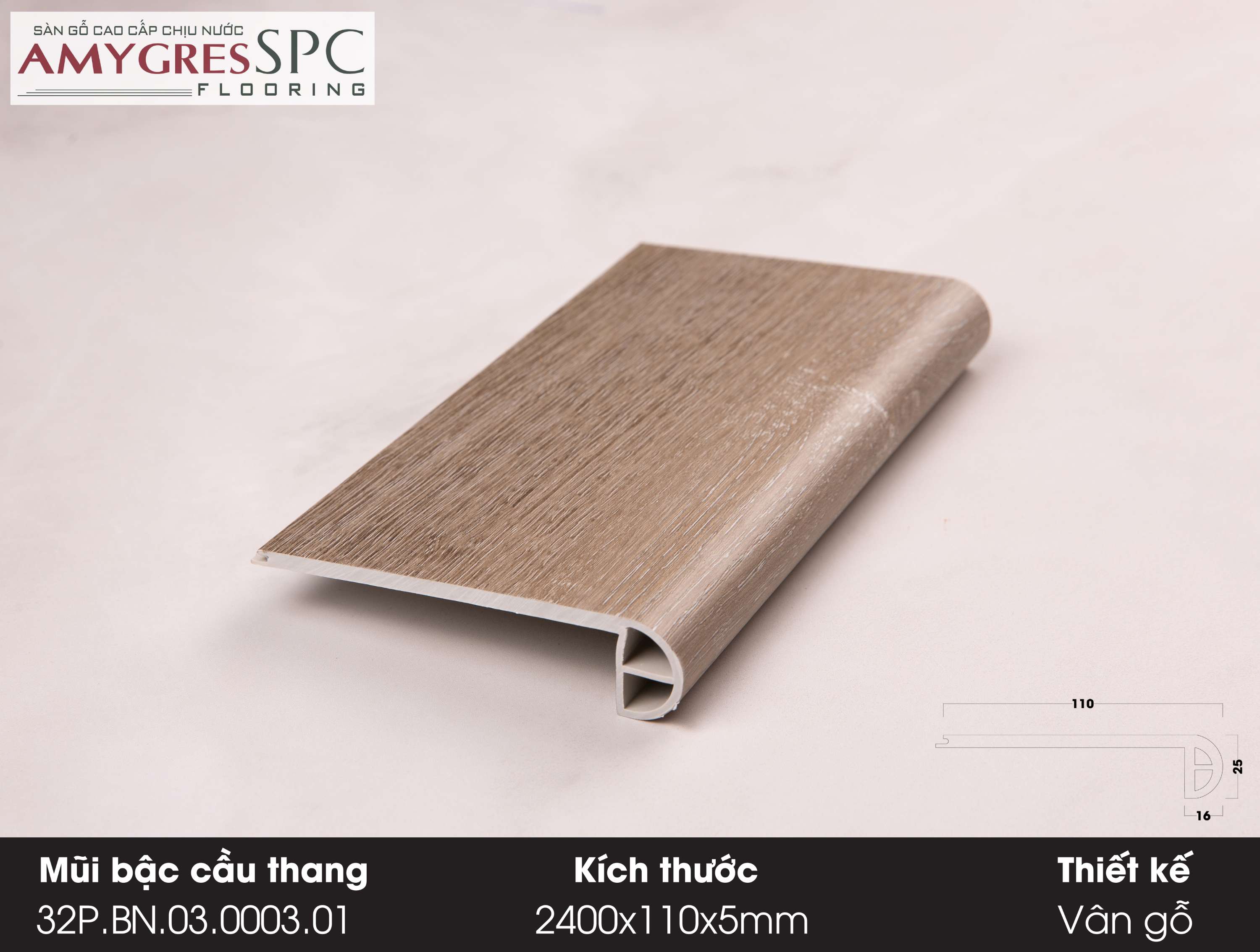 Mũi bậc cầu thang 32.P.BN.03.0003.01 Mũi bậc cầu thang 32.P.BN.03.0003.01