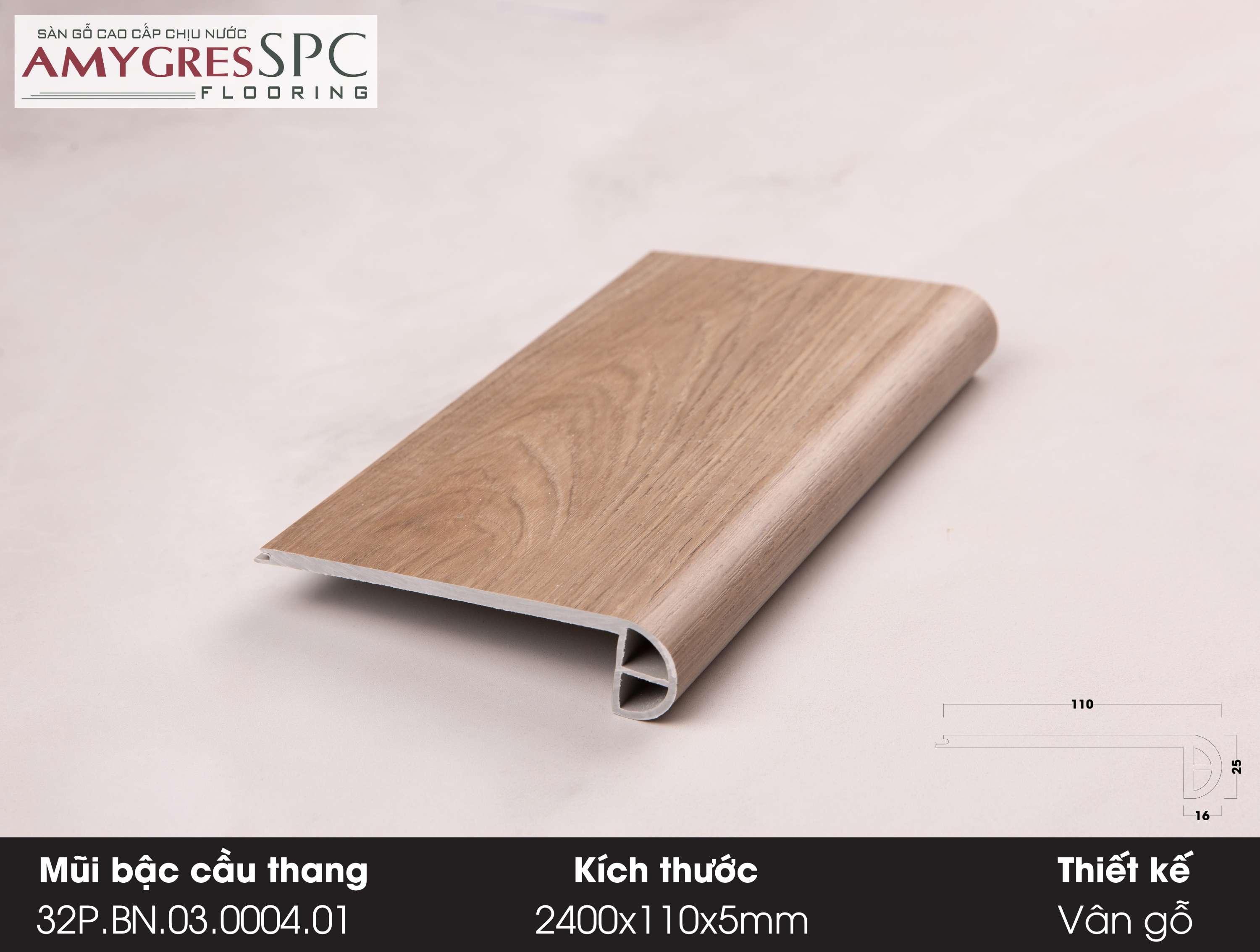 Mũi bậc cầu thang 32.P.BN.03.0004.01 Mũi bậc cầu thang 32.P.BN.03.0004.01