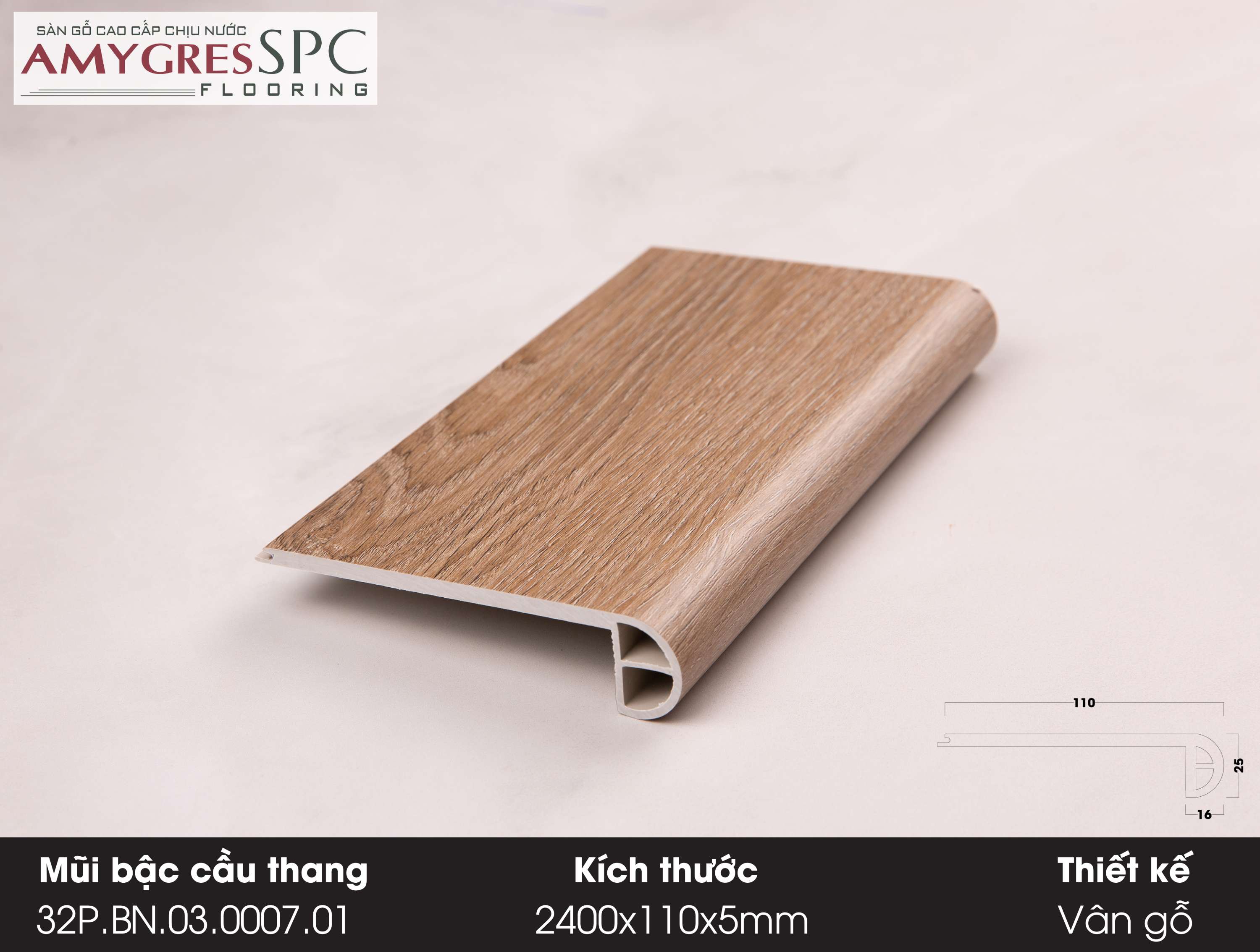 Mũi bậc cầu thang 32.P.BN.03.0007.01 Mũi bậc cầu thang 32.P.BN.03.0007.01