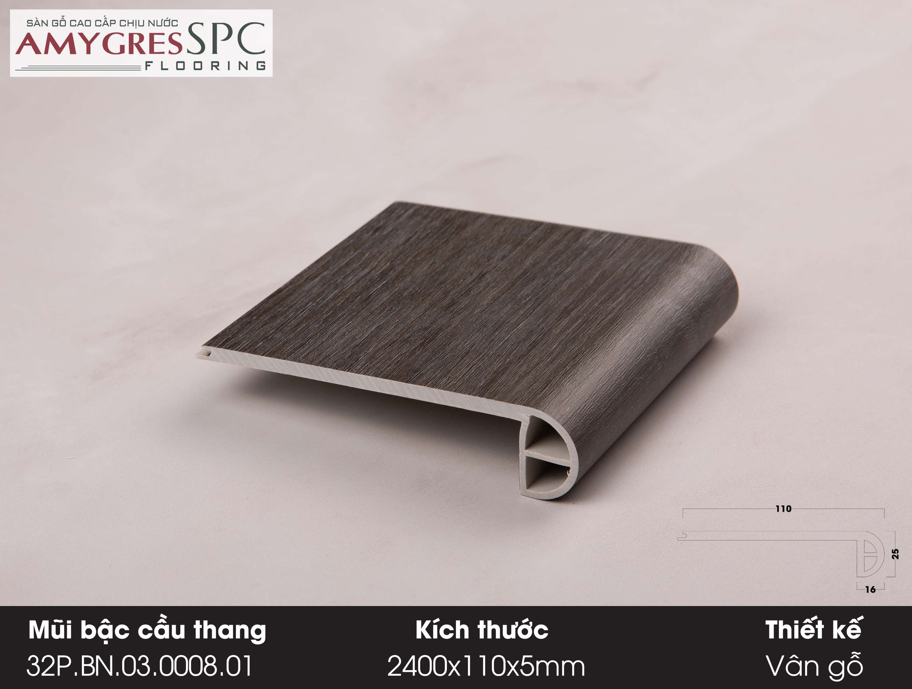 Mũi bậc cầu thang 32.P.BN.03.0008.01 Mũi bậc cầu thang 32.P.BN.03.0008.01