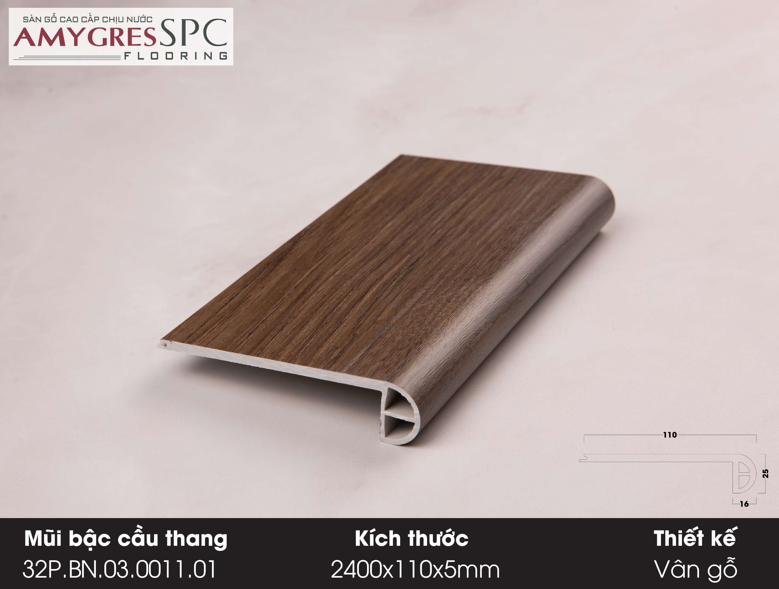 Mũi bậc cầu thang 32.P.BN.03.0011.01 Mũi bậc cầu thang 32.P.BN.03.0011.01
