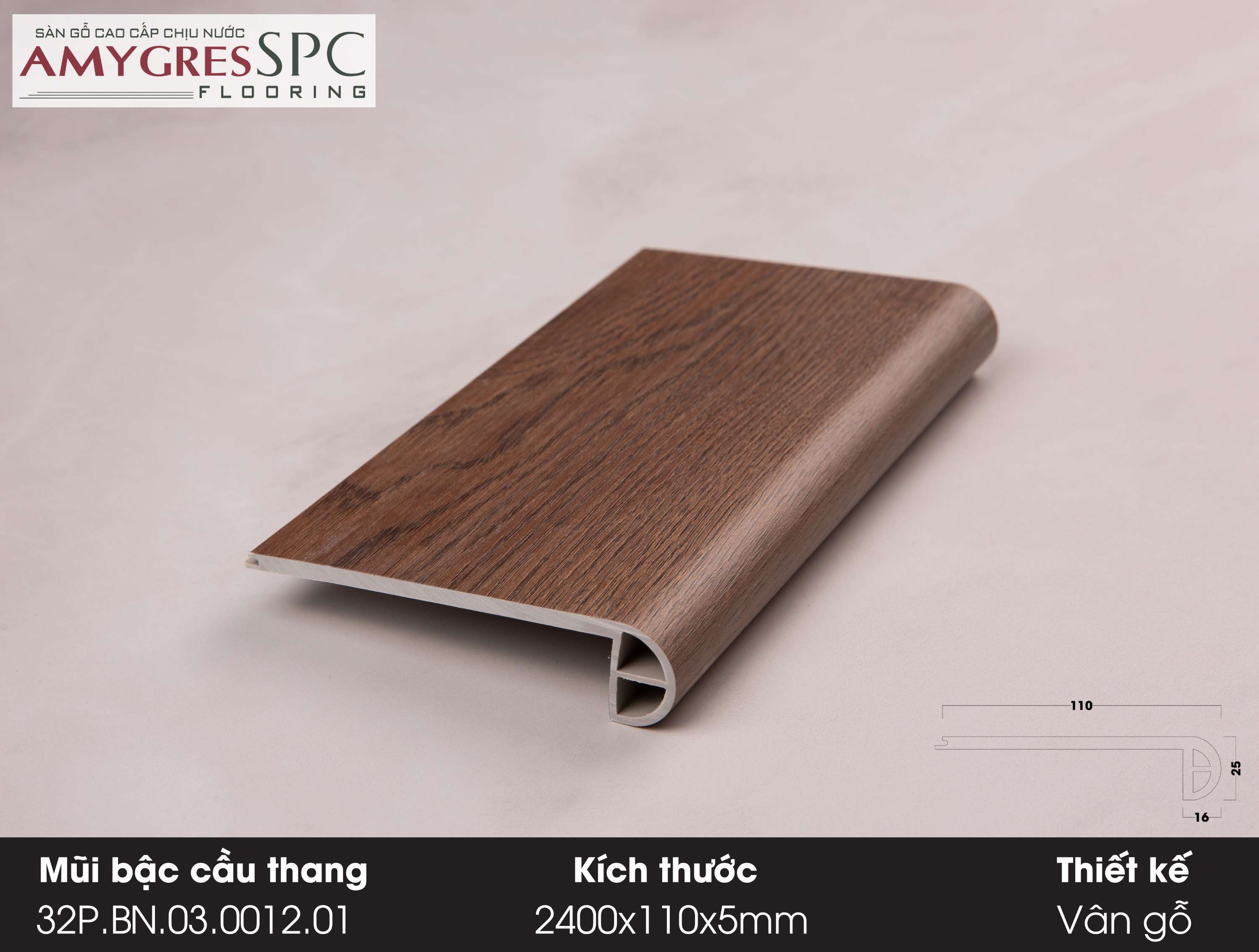 Mũi bậc cầu thang 32.P.BN.03.0012.01 Mũi bậc cầu thang 32.P.BN.03.0012.01
