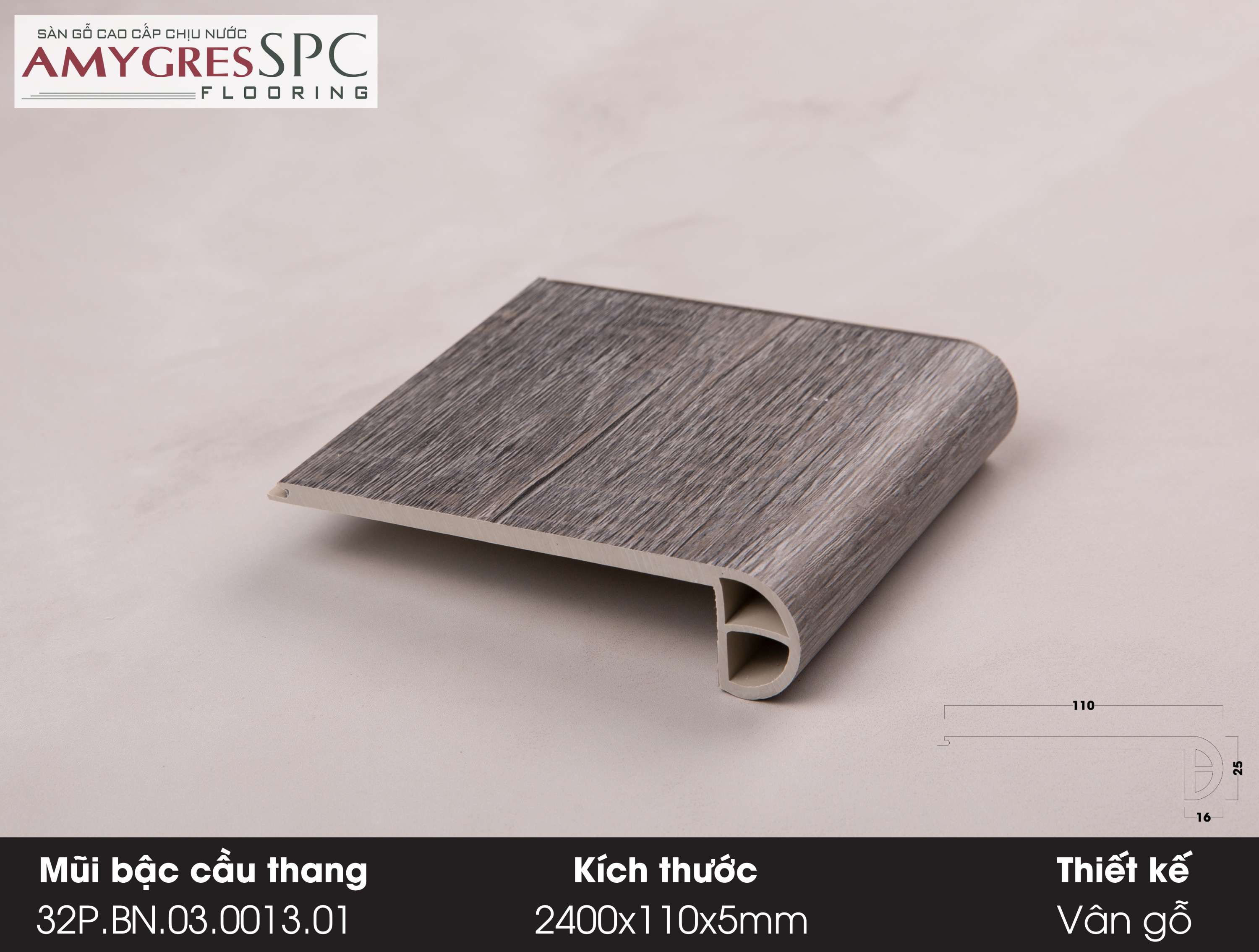 Mũi bậc cầu thang 32.P.BN.03.0013.01 Mũi bậc cầu thang 32.P.BN.03.0013.01