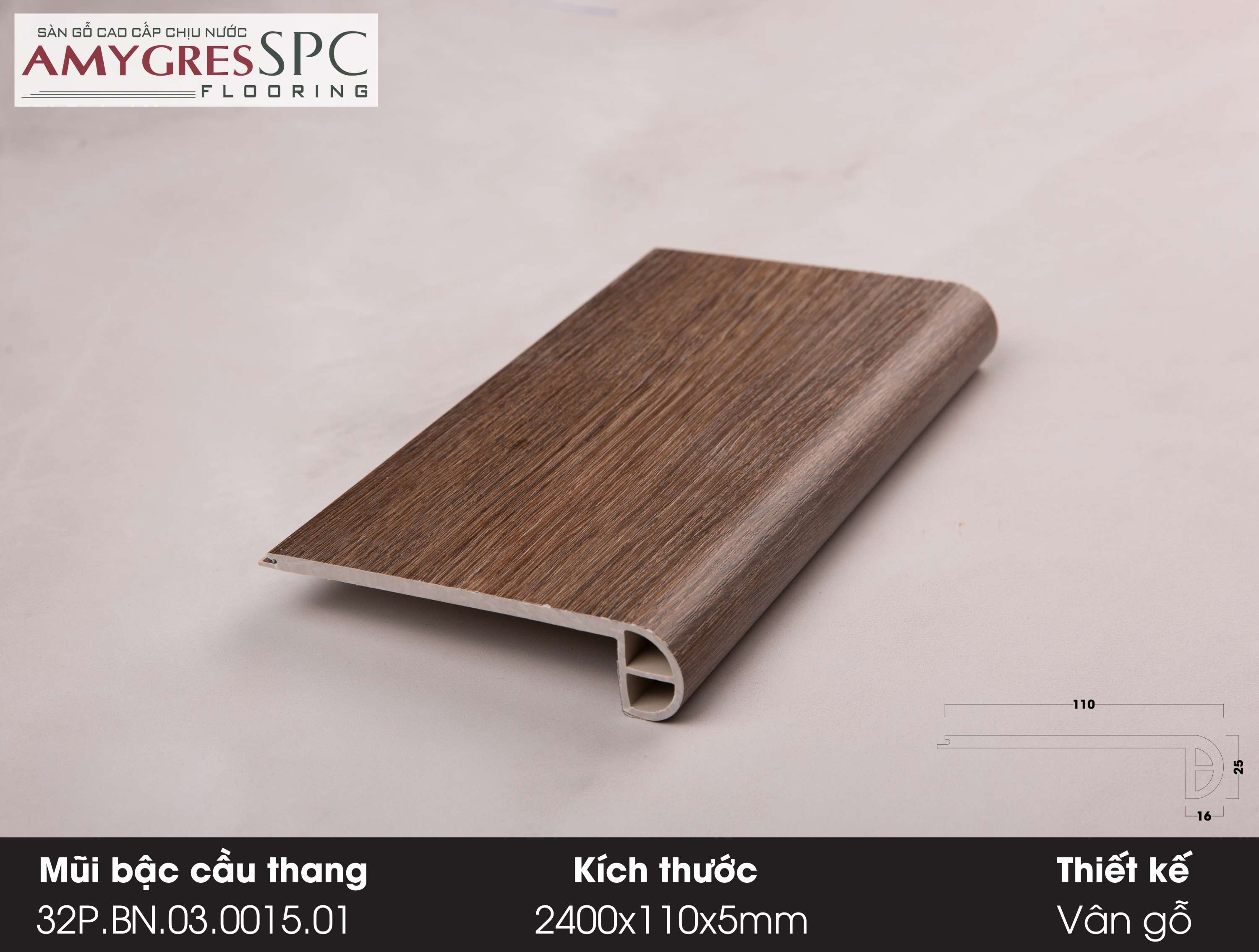 Mũi bậc cầu thang 32.P.BN.03.0015.01 Mũi bậc cầu thang 32.P.BN.03.0015.01