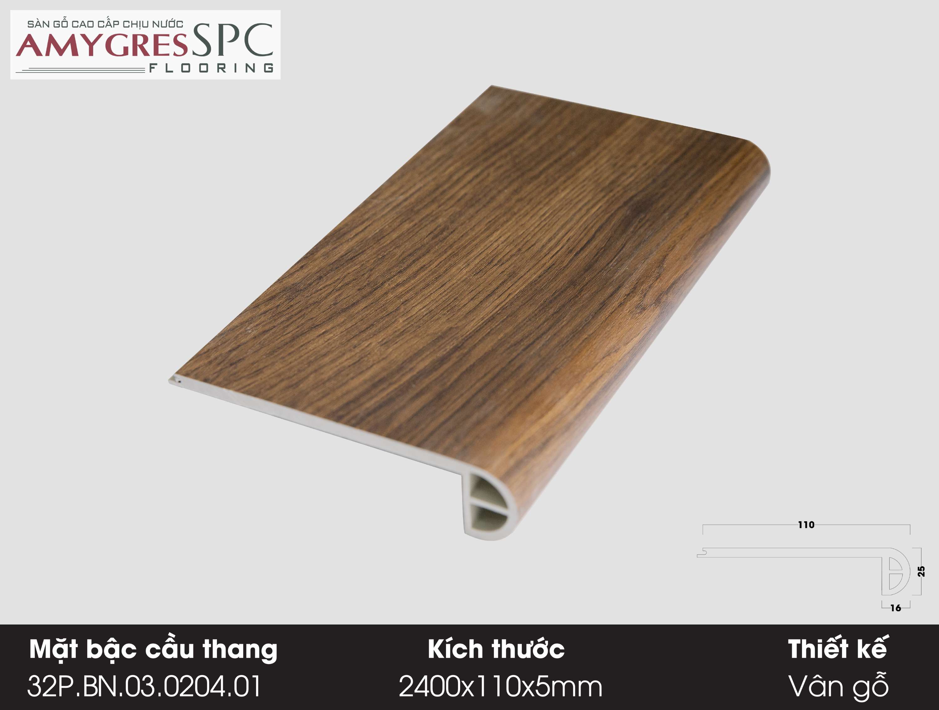 Mũi bậc cầu thang 32.P.BN.03.0204.01 Mũi bậc cầu thang 32.P.BN.03.0204.01