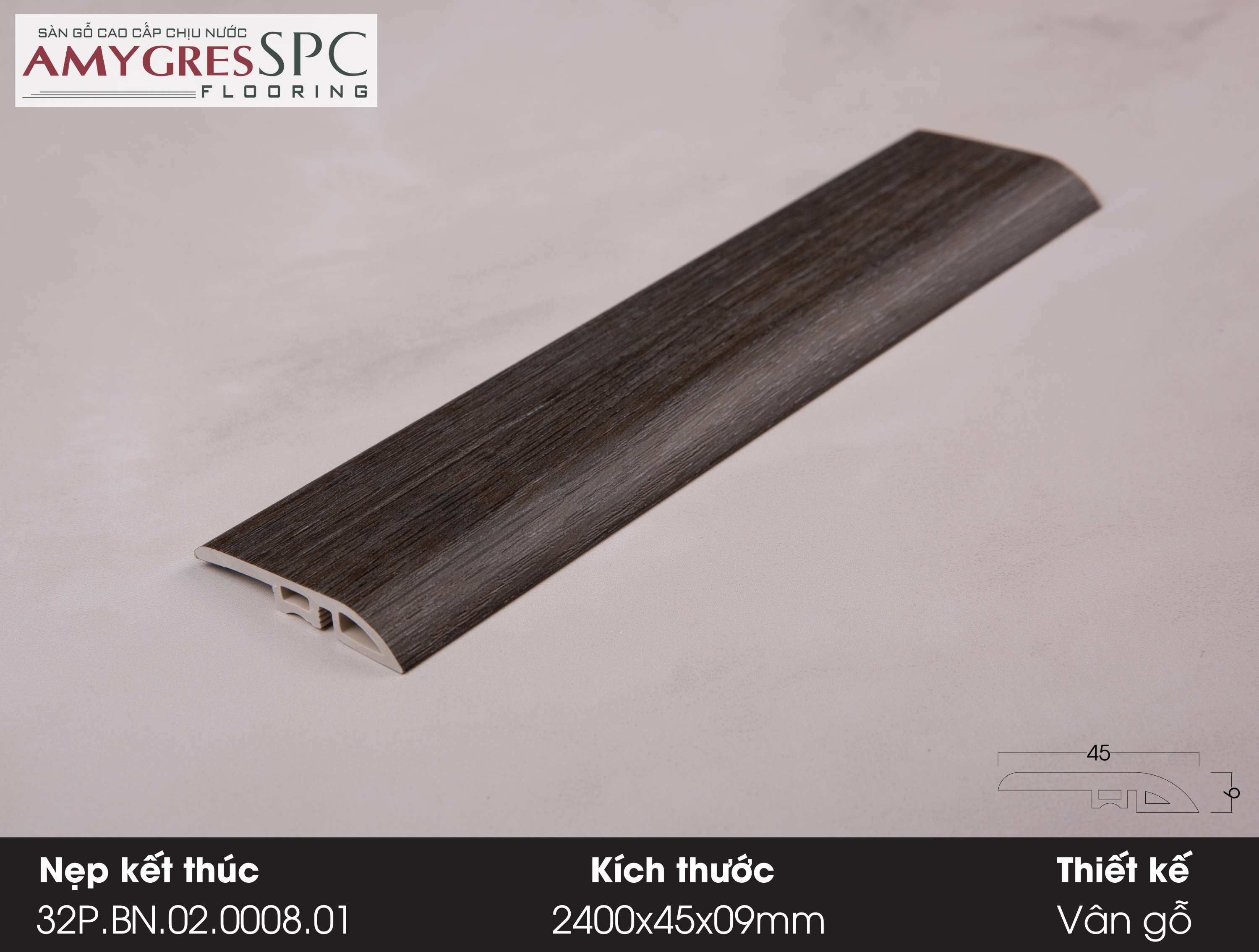 Nẹp kết thúc 32P.BN.02.0008.01 Nẹp kết thúc 32P.BN.02.0008.01