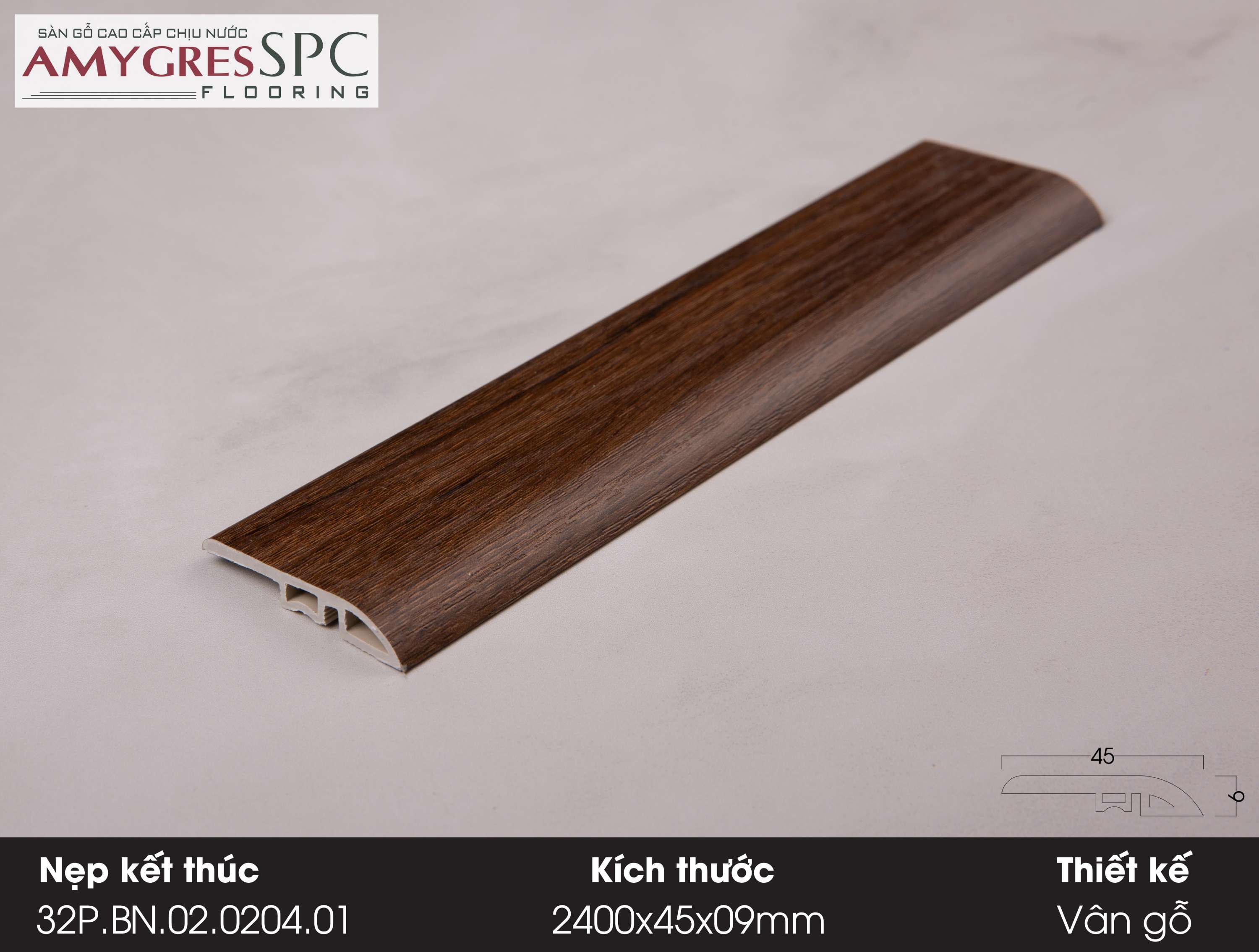 Nẹp kết thúc 32P.BN.02.0204.01 Nẹp kết thúc 32P.BN.02.0204.01