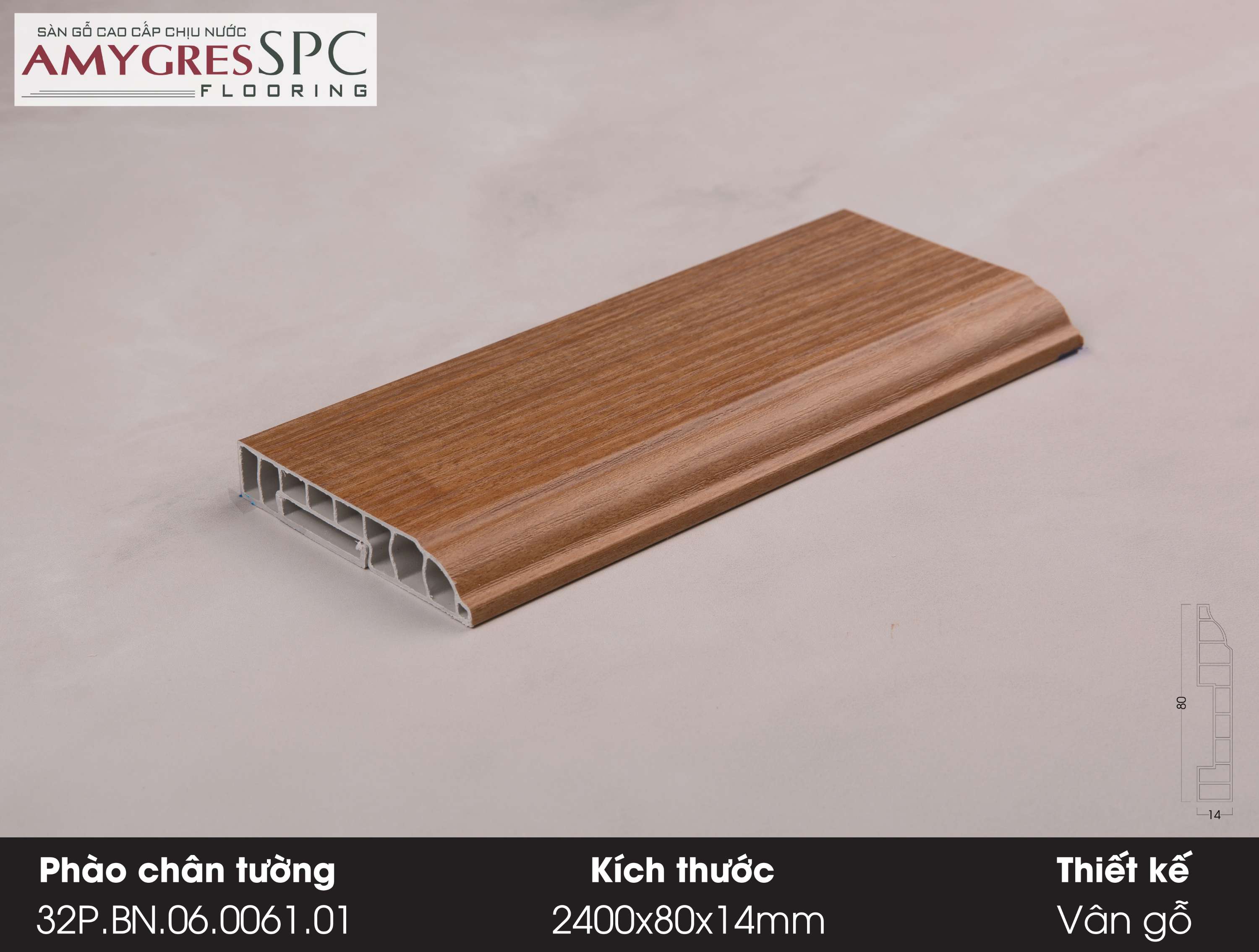 Phào chân tường 32P.BN.06.0061.01 Phào chân tường 32P.BN.06.0061.01
